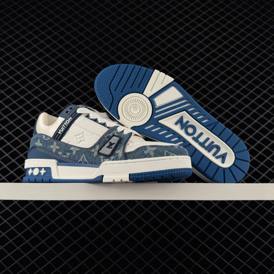LV Trainer Monogram Denim Blue