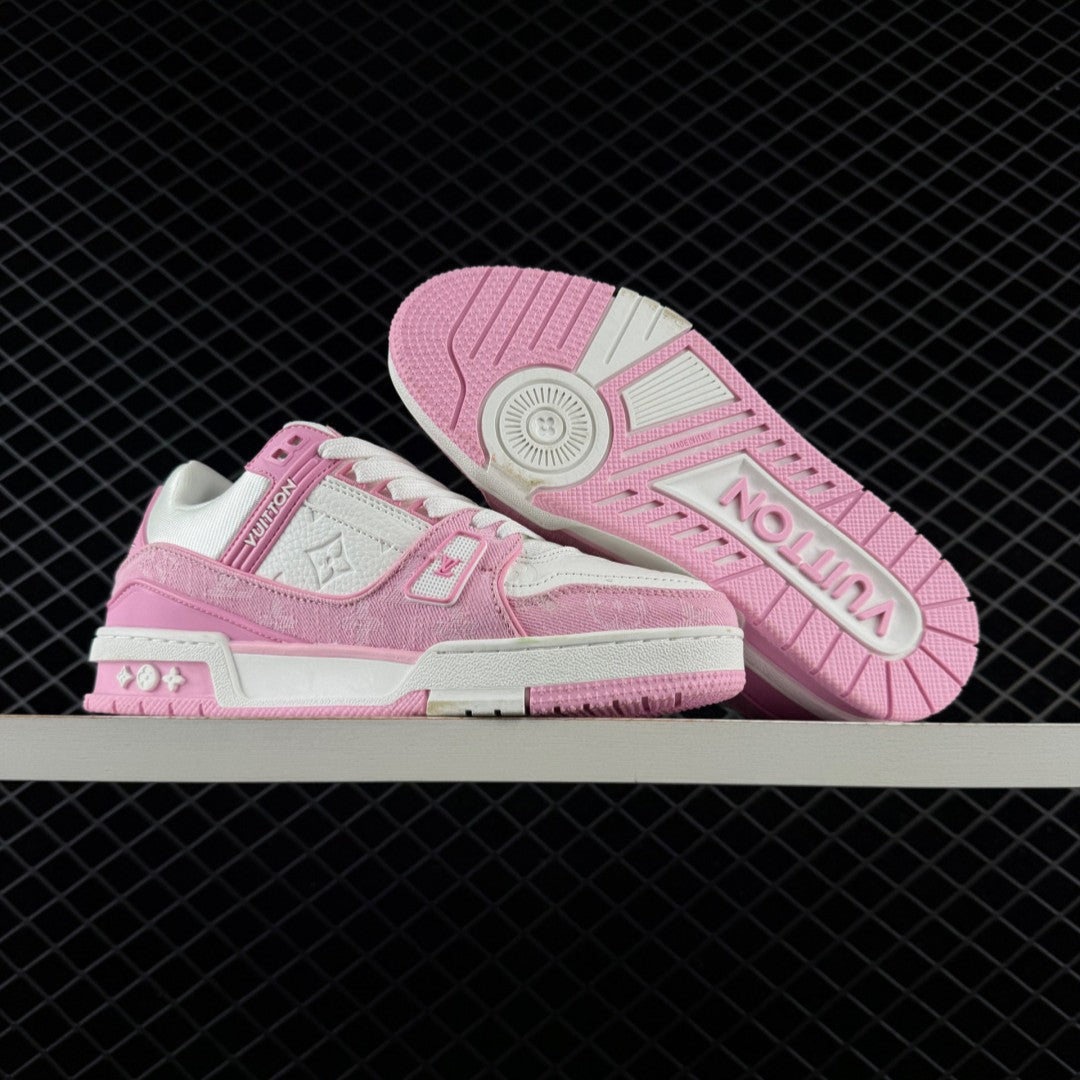 LV Trainer Monogram Denim Pink