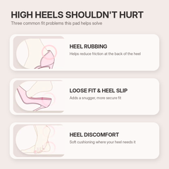 Shoe Size Reducer & Anti Friction Heel Pad
