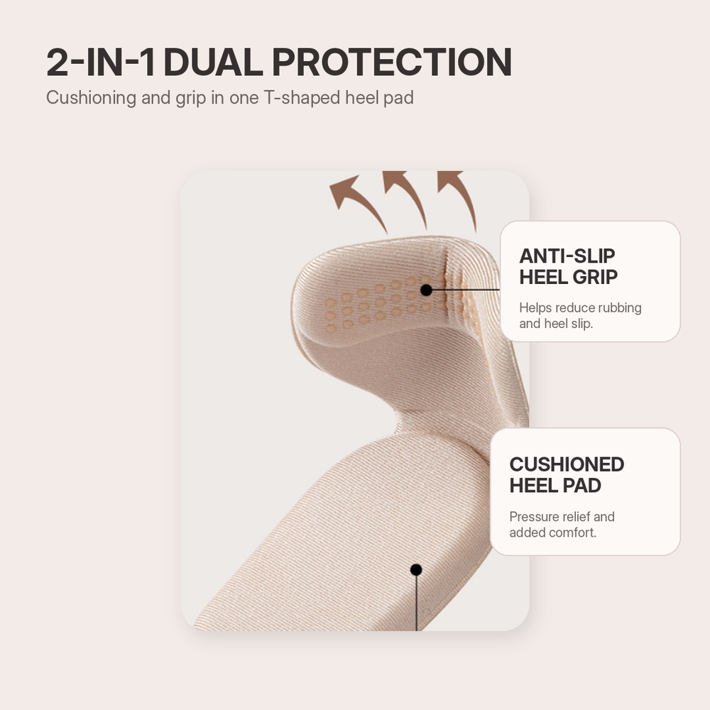 Shoe Size Reducer & Anti Friction Heel Pad