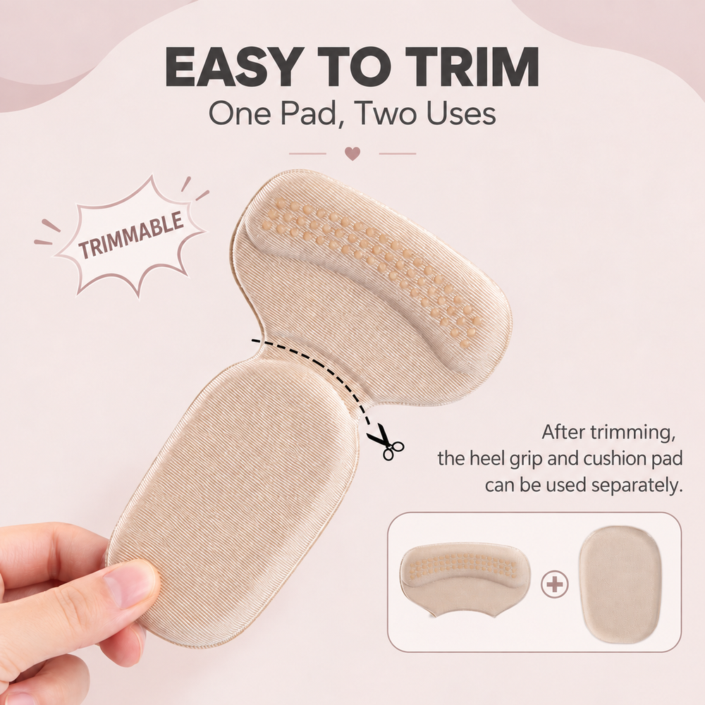 Shoe Size Reducer & Anti Friction Heel Pad