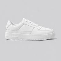 All White Height Increasing Sneaker