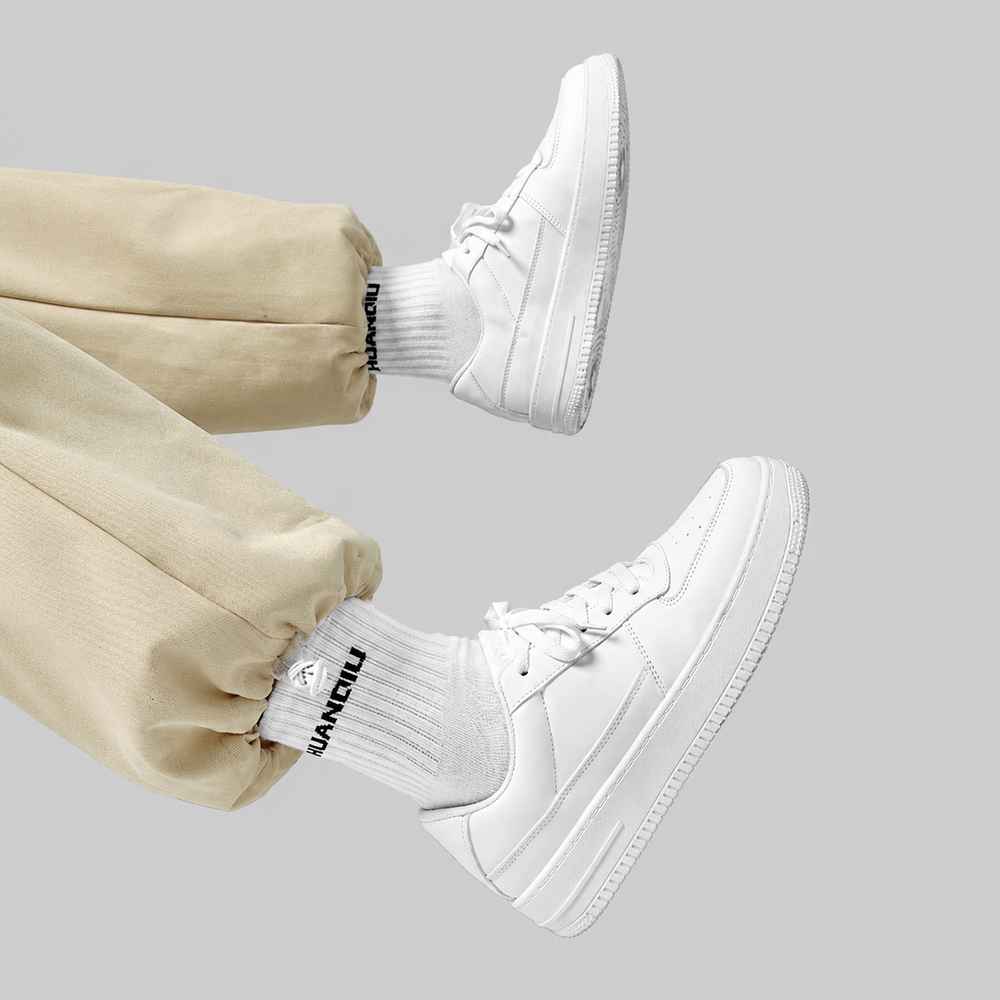 All White Height Increasing Sneaker