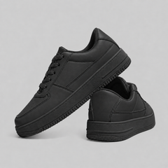All Black Height Increasing Sneaker