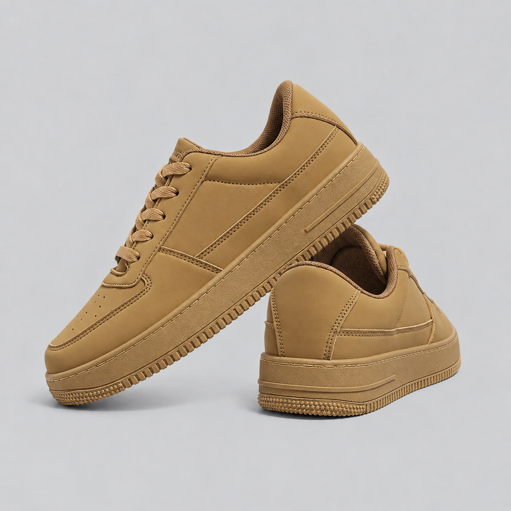 Camel Color Height Increasing Sneaker