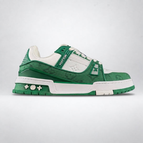 LV Trainer Monogram Denim Green