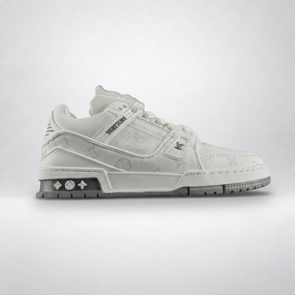 LV Trainer Monogram Denim  White