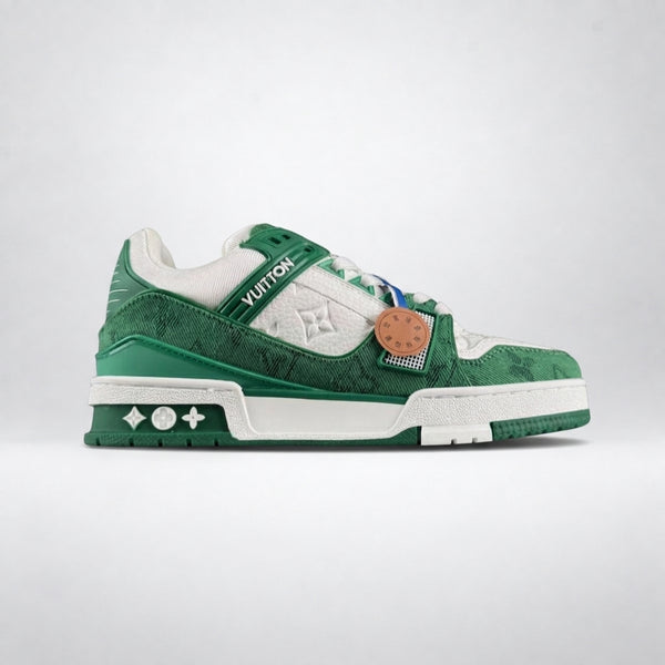 LV Trainer Monogram Denim Green