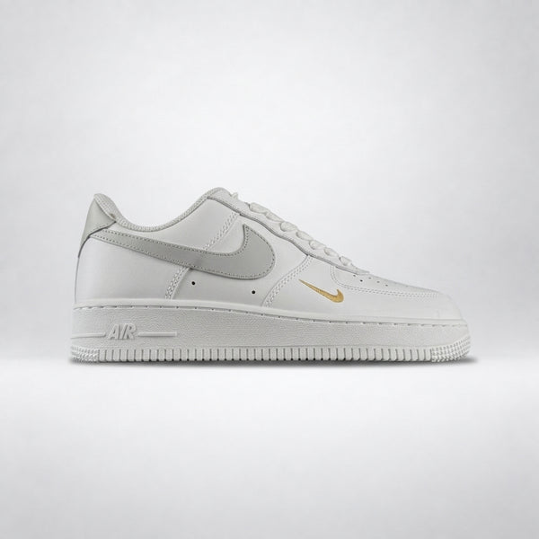 Air Force 1 White Grey Gold