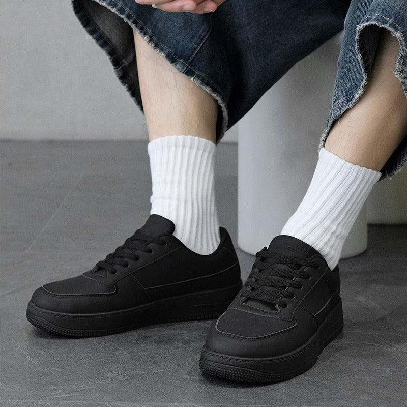 All Black Height Increasing Sneaker