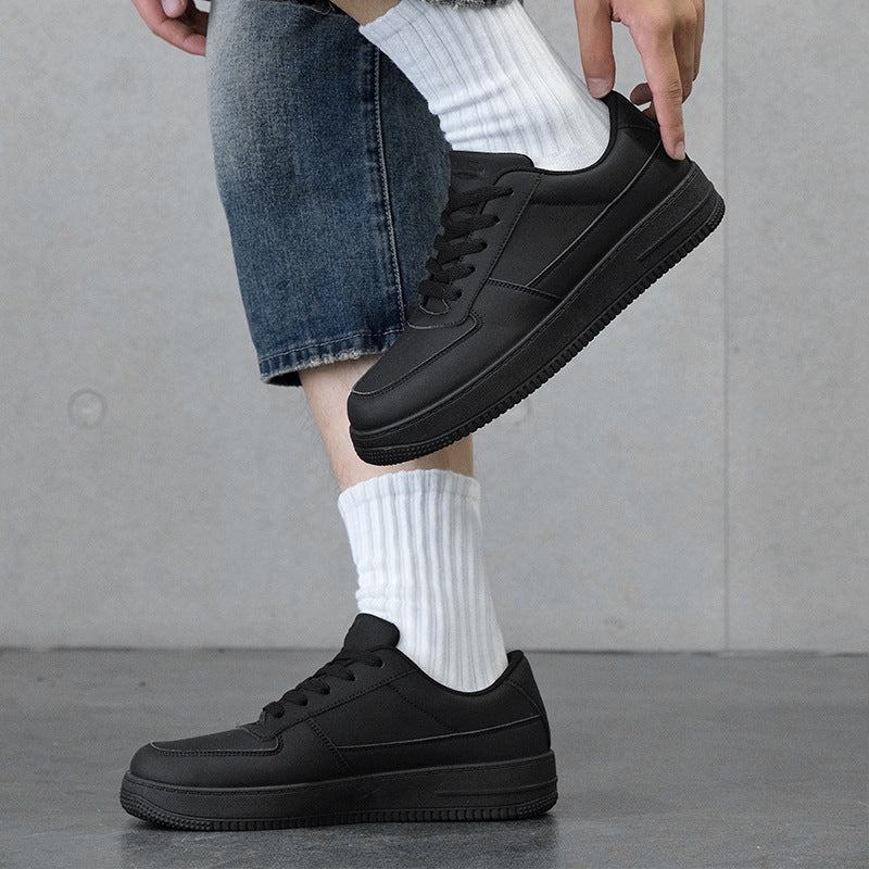 All Black Height Increasing Sneaker