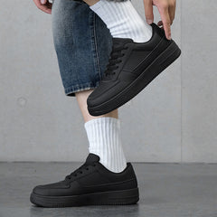 All Black Height Increasing Sneaker