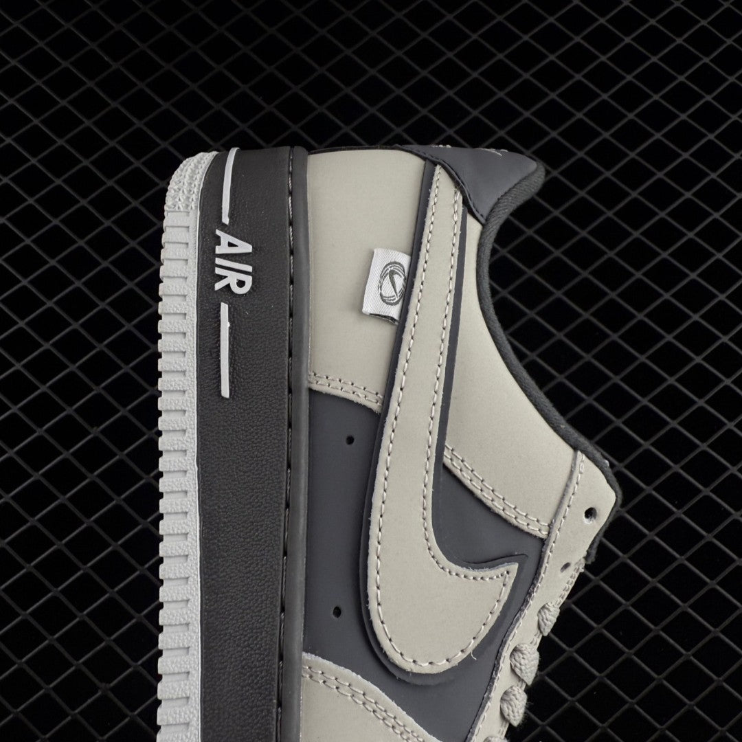 Nike Air Force 1 '07 LV8 | Beige and Dark Grey - (A+)