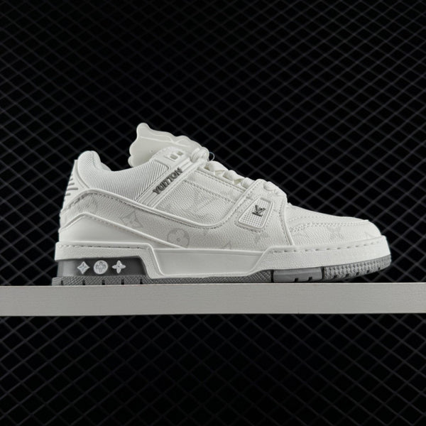 LV Trainer Monogram Denim  White