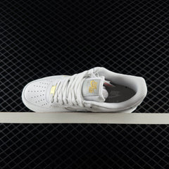 Air Force 1 White Grey Gold