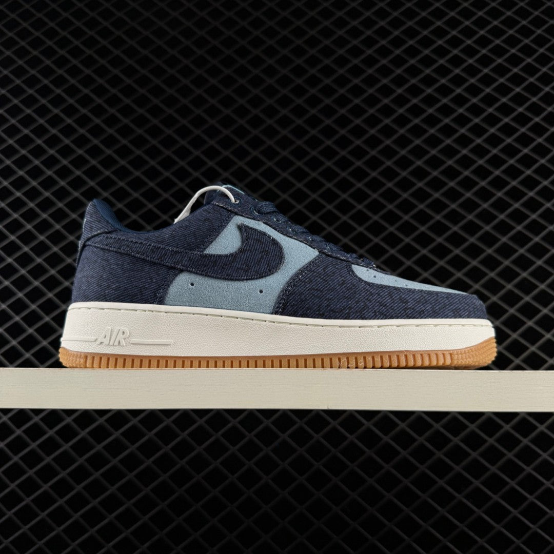 Nike Air Force 1'07 LV8 Denim Navy Worn Blue