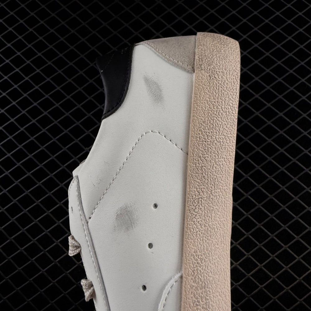 Super-Star Grey Suede Star & Black Heel Tab