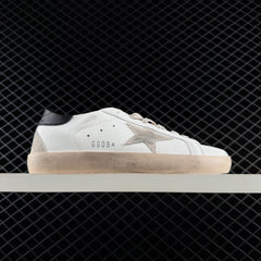 Super-Star Grey Suede Star & Black Heel Tab