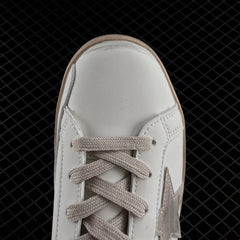 Super-Star Grey Suede Star & Black Heel Tab