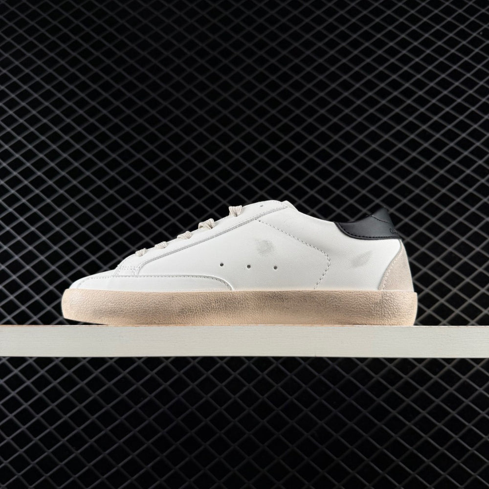 Super-Star Grey Suede Star & Black Heel Tab