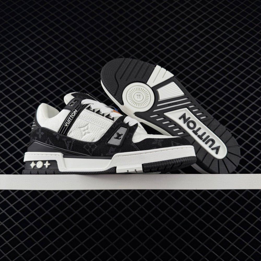 LV Trainer Monogram Denim Black