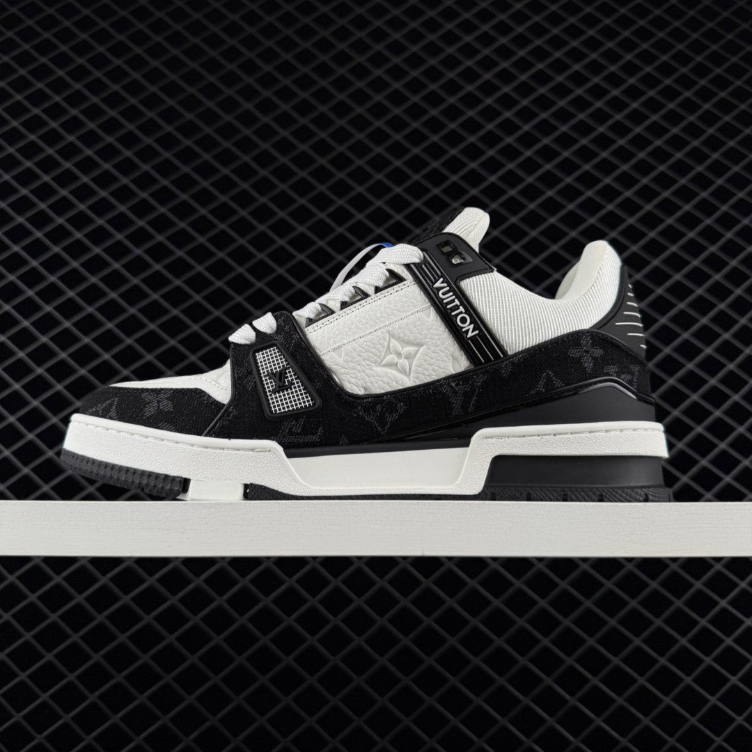 LV Trainer Monogram Denim Black