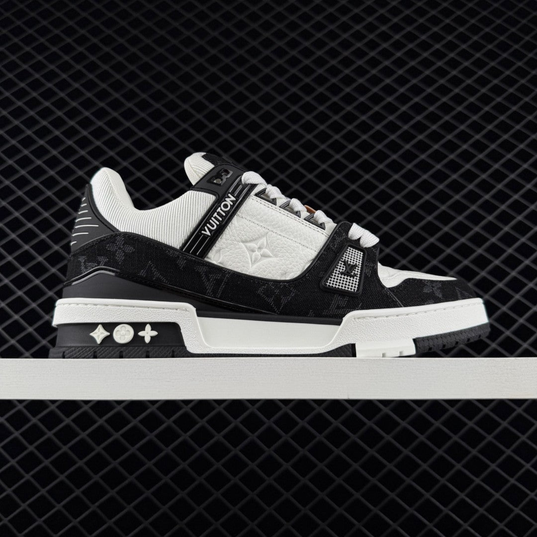 LV Trainer Monogram Denim Black