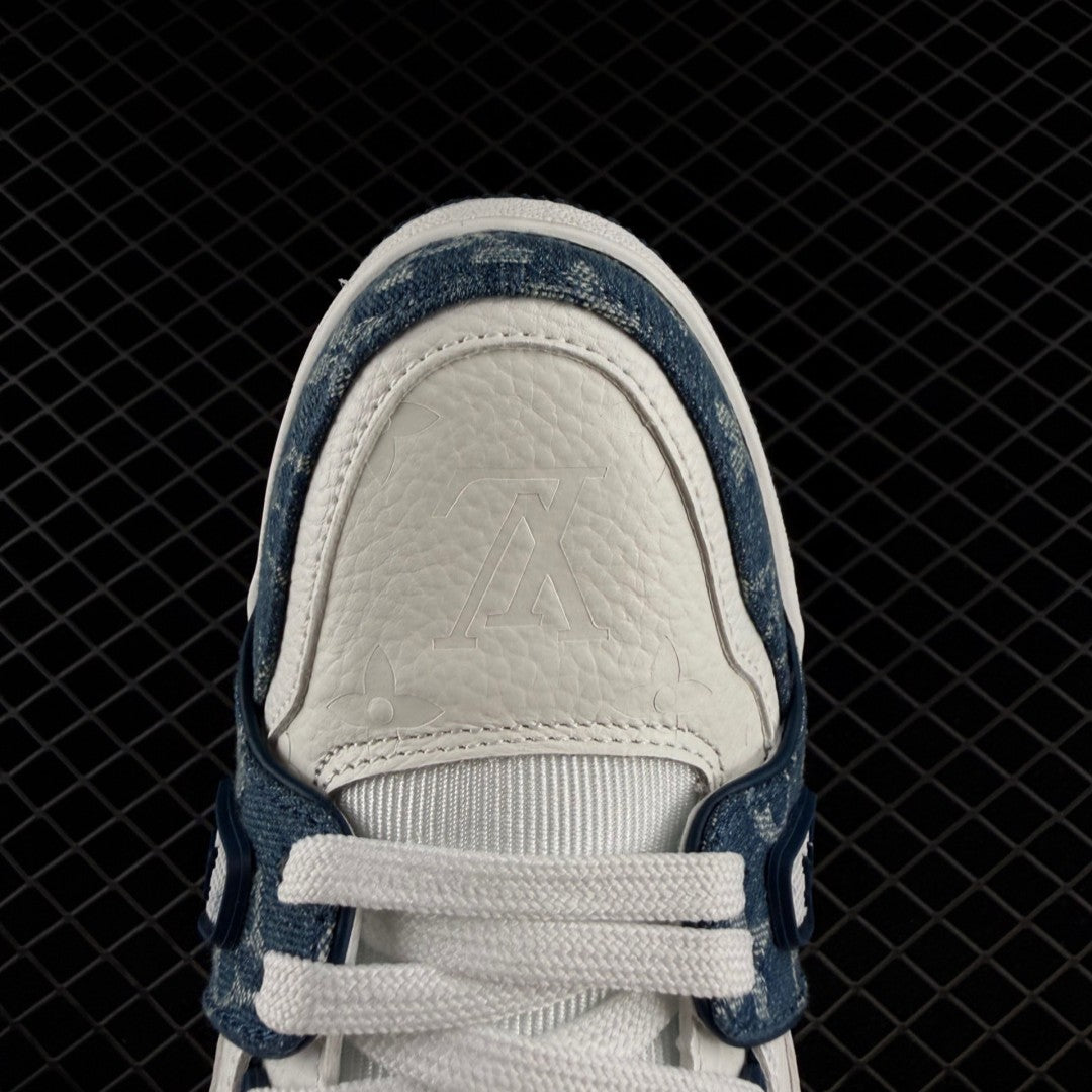 LV Trainer Monogram Denim Blue