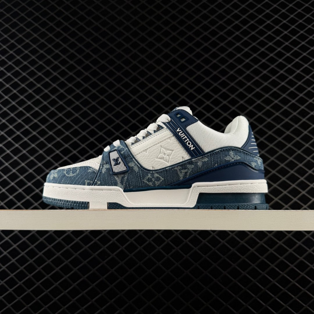 LV Trainer Monogram Denim Blue