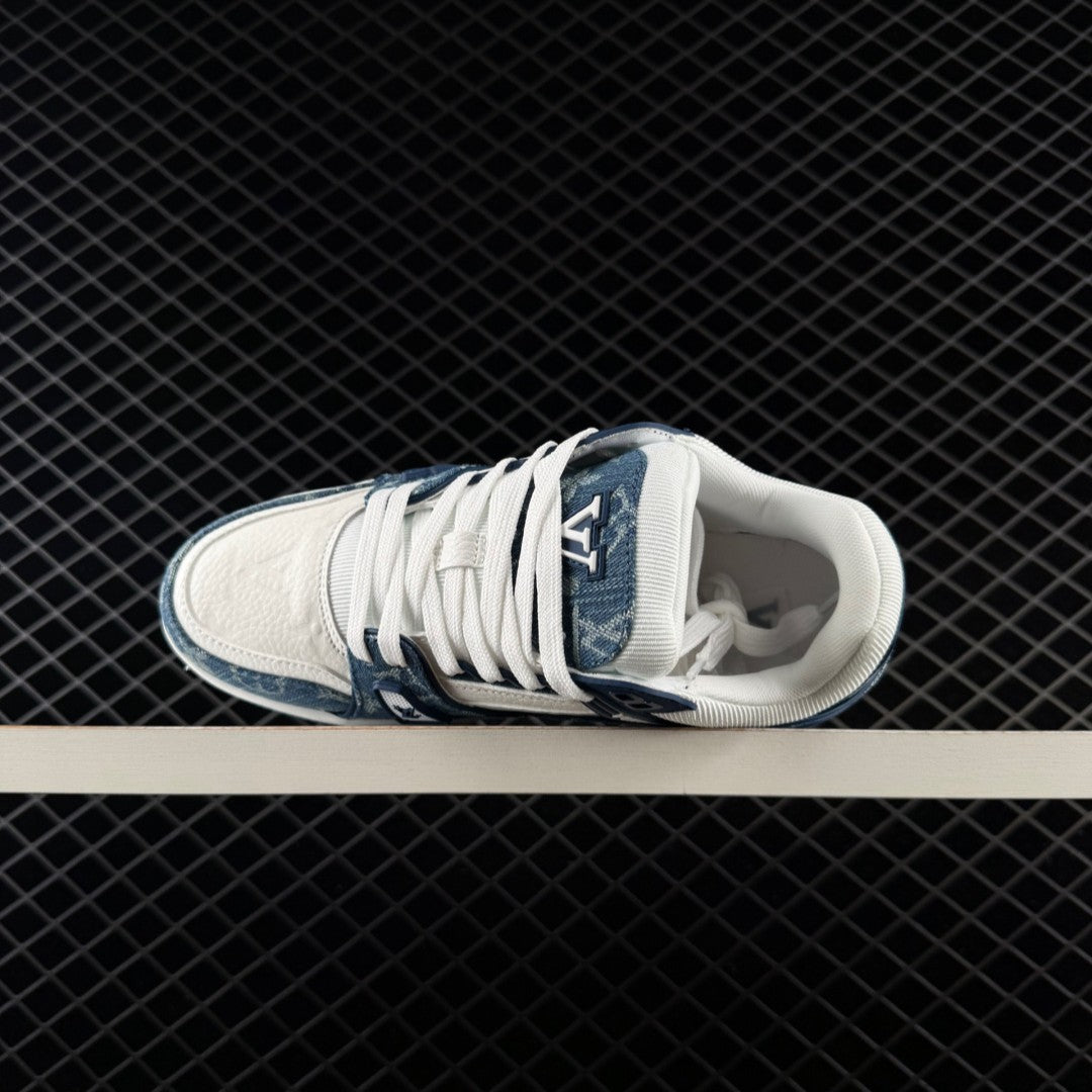 LV Trainer Monogram Denim Blue