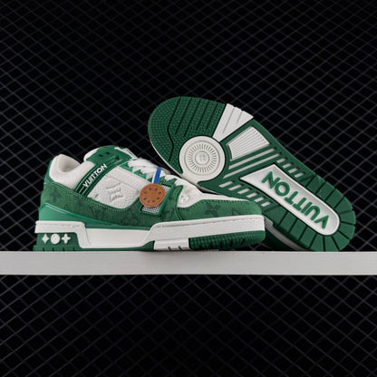 LV Trainer Monogram Denim Green