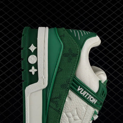 LV Trainer Monogram Denim Green