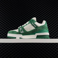 LV Trainer Monogram Denim Green