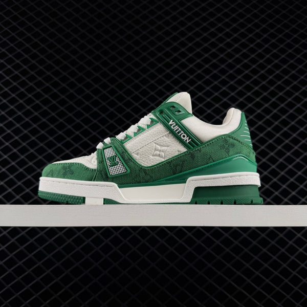 LV Trainer Monogram Denim Green