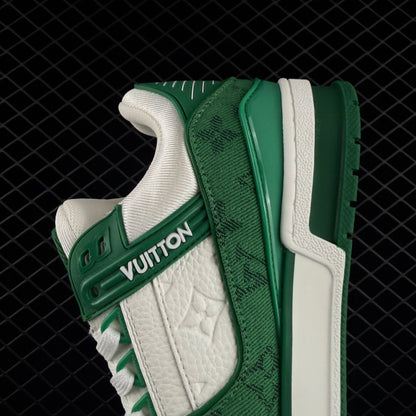 LV Trainer Monogram Denim Green