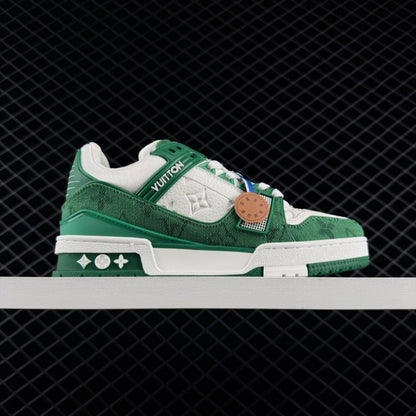 LV Trainer Monogram Denim Green