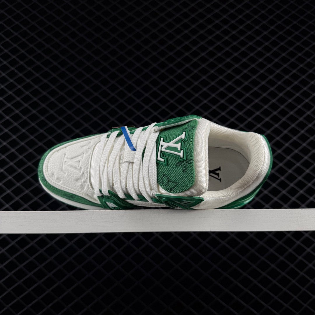 LV Trainer Monogram Denim Green