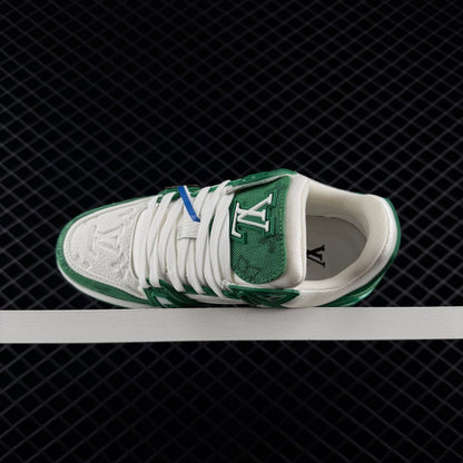 LV Trainer Monogram Denim Green