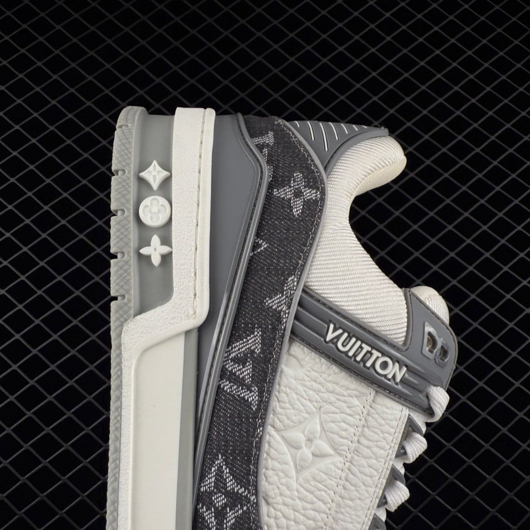 LV Trainer Monogram Denim Gray