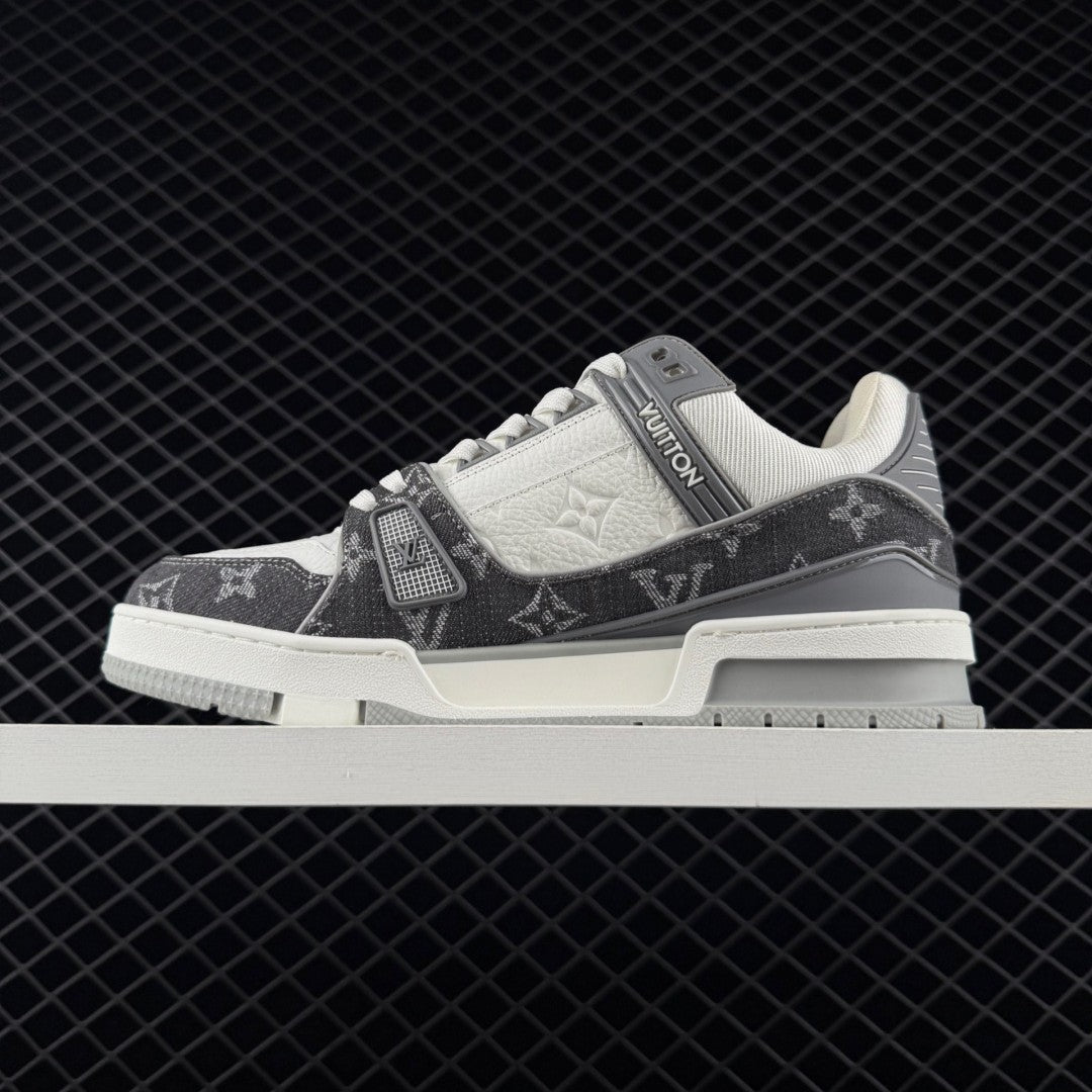 LV Trainer Monogram Denim Gray