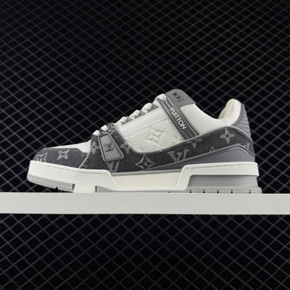 LV Trainer Monogram Denim Gray