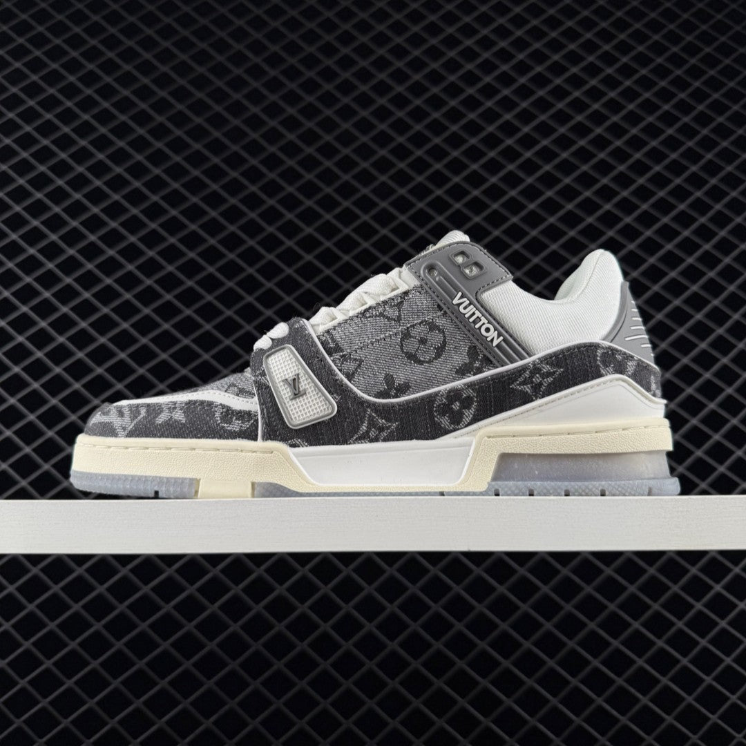 LV Trainer Monogram Denim Gray