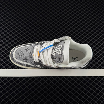 LV Trainer Monogram Denim Gray