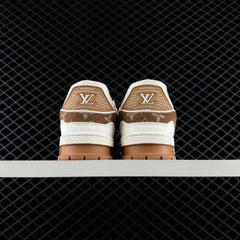 LV Trainer Monogram Denim Moka Brown