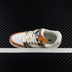 LV Trainer Monogram Denim Moka Brown