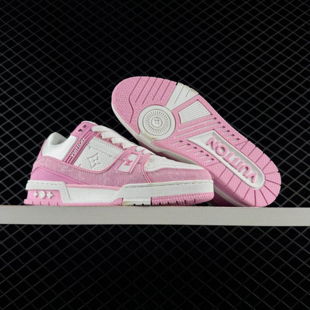 LV Trainer Monogram Denim Pink