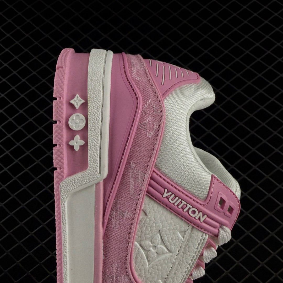 LV Trainer Monogram Denim Pink
