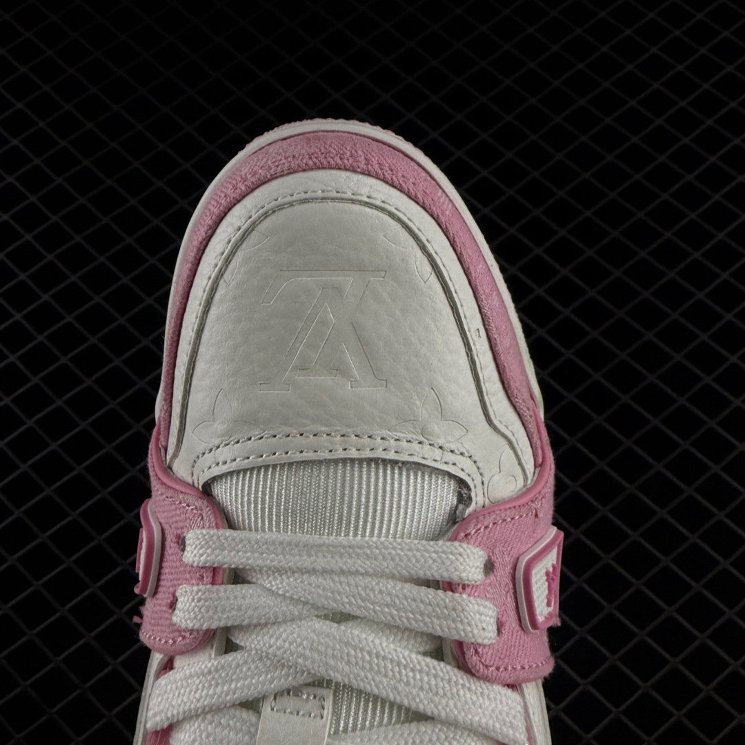 LV Trainer Monogram Denim Pink