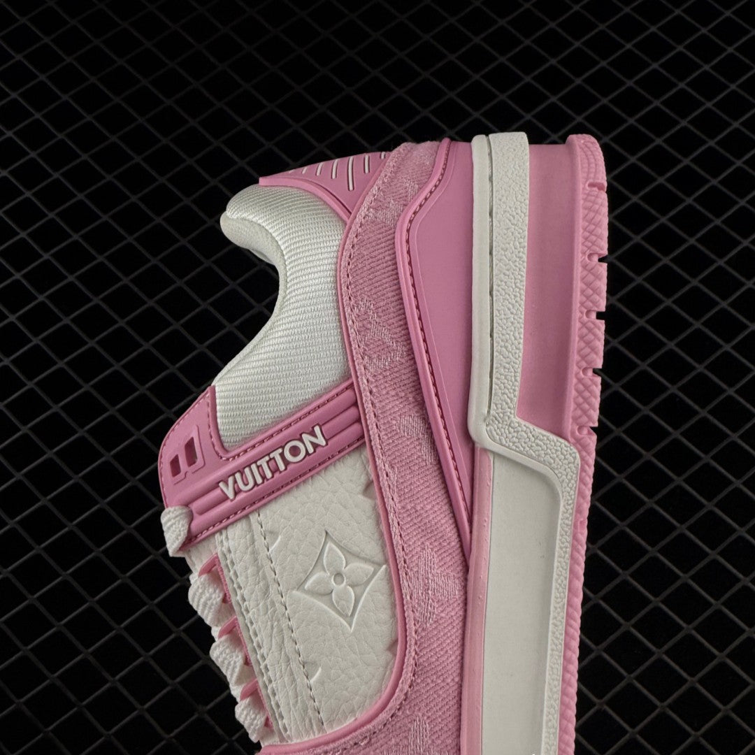 LV Trainer Monogram Denim Pink