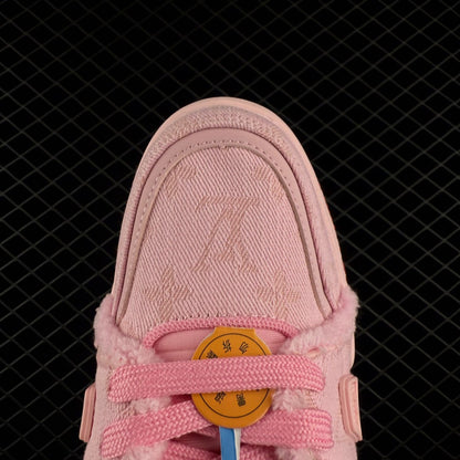 LV Trainer Monogram Denim Triple Pink